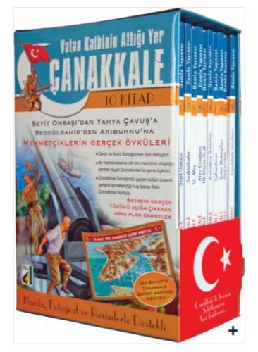 Vatan Kalbinin Attığı Yer Çanakkale (10 Kitap Takım %25 indirimli Sara