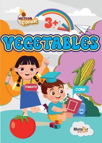 Vegetables (Sebzeler) Türkçe – İngilizce Boyama Kitabı Umut Öz