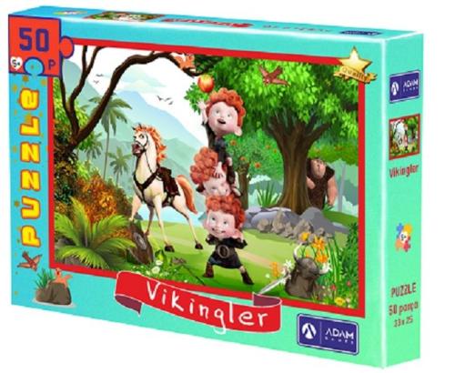 Vikingler 50 Parça Puzzle (33x25)