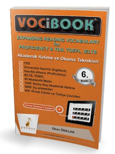 Vocibook İngilizce Akademik Kelime ve Okuma Teknikleri %18 indirimli O