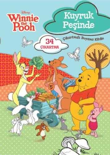 Winnie the Pooh Kuyruk Peşinde Çıkartmalı Boyama Kitabı %10 indirimli 