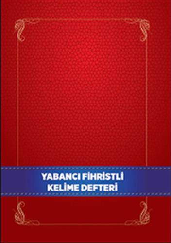 Yabancı Dil Fihristli Kelime Defteri %25 indirimli Kolektif