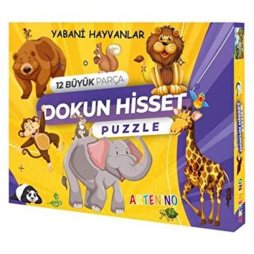 Yabani Hayvanlar - Dokun Ve Hisset Puzzle %13 indirimli