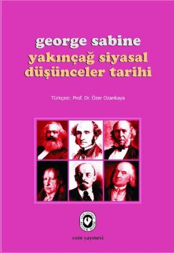 Yakınçağ Siyasal Düşünceler Tarihi %20 indirimli George Sabine