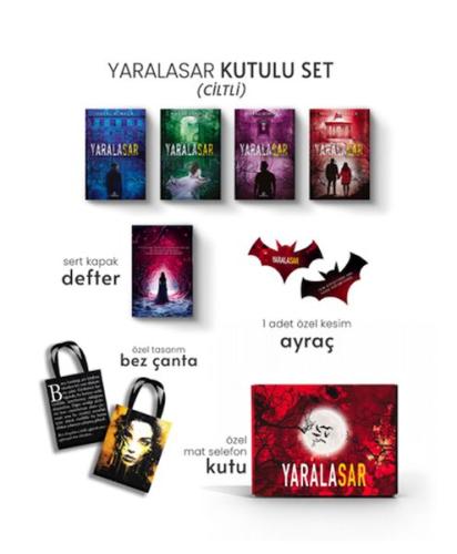 Yaralasar 4 Kitaplık Hediyeli Set (Ciltli) %30 indirimli Maral Atmaca