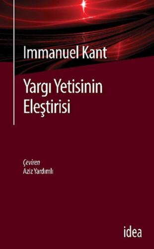 Yargı Yetisinin Eleştirisi (Karton Kapak) Immanuel Kant