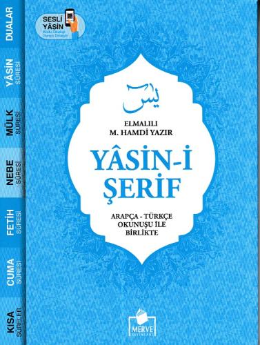 Yasin-i Şerif Arapça - Türkçe Okunuşu İle Birlikte - Mavi Kapak Elmalı