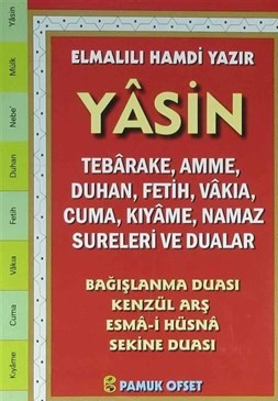 Yasin Türkçe Okunuşlu - Fihristli - Orta Boy (Kod:213) %25 indirimli E