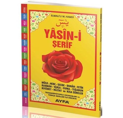 Yasini Şerif Dualı Üçlü Cep Boy Elmalı M. Hamdi