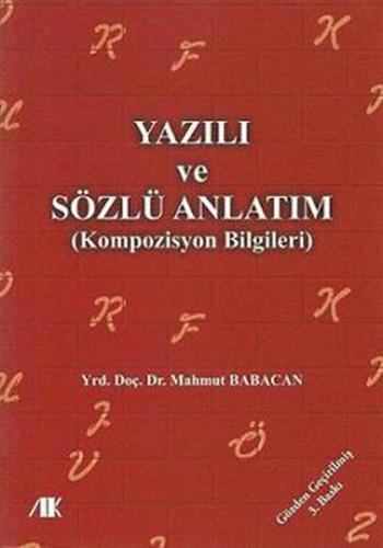 Yazılı ve Sözlü Anlatım %10 indirimli Mahmut Babacan