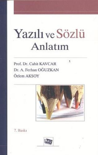 Yazılı ve Sözlü Anlatım Cahit Kavcar