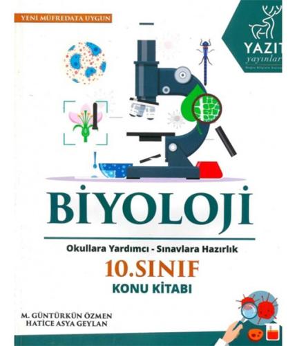 Yazıt 10. Sınıf Biyoloji Konu Kitabı (Yeni) %16 indirimli Hatice Asya 