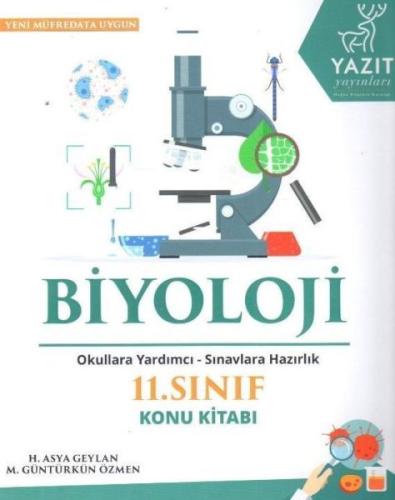 Yazıt 11. Sınıf Biyoloji Konu Kitabı %16 indirimli H. Asya Geylan M.Gü