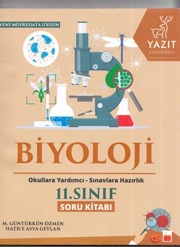 Yazıt 11. Sınıf Biyoloji Soru Kitabı (Yeni) %16 indirimli M. Güntürken