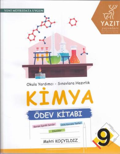 Yazıt 9. Sınıf Kimya Ödev Kitabı (Yeni) %16 indirimli Mehti Koçyıldız