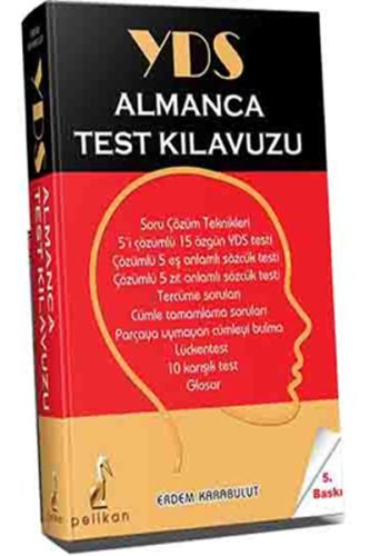 YDS Almanca Test Kılavuzu Erdem Karabulut