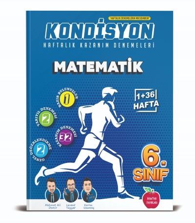 Newton Yayınları 6. Sınıf Matematik Kondisyon Haftalık Kazanım Deneme 