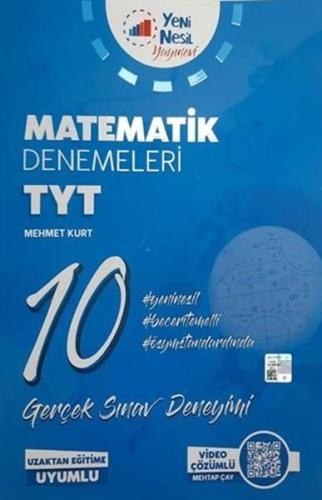 Yeni Nesil TYT Matematik Denemeleri 10 Deneme %15 indirimli Mehmet Kur