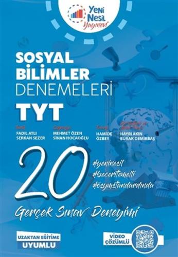 Yeni Nesil TYT Sosyal Bilimler 20 Deneme Sınavı %15 indirimli Kolektıf