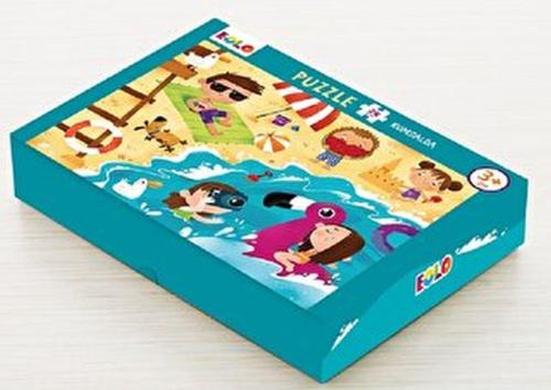 Yer Puzzle-24 Parça Puzzle - Kumsalda %20 indirimli