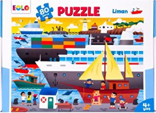 Yer Puzzle-80 Parça Puzzle - Liman %20 indirimli