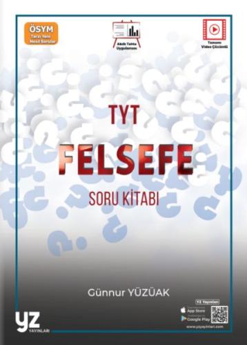 YZ Yayınları TYT Felsefe Soru Kitabı %10 indirimli Günnur Yüzüak