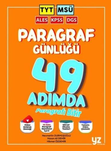 YZ Yayınları TYT MSÜ KPSS DGS ALES 49 Günde Paragrafın Günlüğü %10 ind