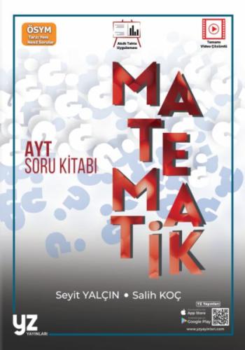 YZ Yayınları YKS AYT Matematik Soru Kitabı %10 indirimli Seyit Yalçın