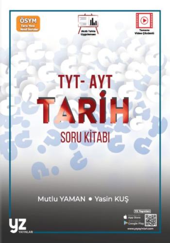 YZ Yayınları YKS TYT - AYT Tarih Soru Kitabı %10 indirimli Mutlu Yaman