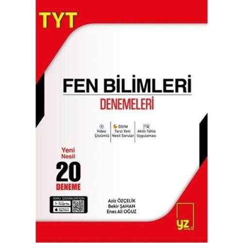 YZ Yayınları YKS TYT Fen Bilimleri 20 Deneme %10 indirimli Bekir Şahan