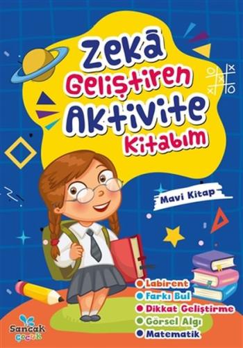 Zeka Geliştiren Aktivite Kitabım - Mavi Kitap %30 indirimli Kolektıf