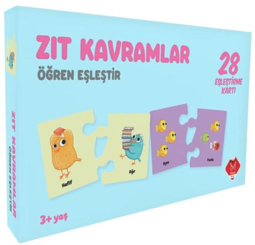 Zıt Kavramlar - Öğren Eşleştir (3+ Yaş)