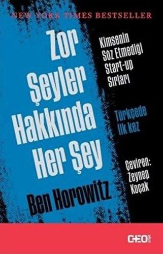 Zor Şeyler Hakkında Her Şey %10 indirimli Ben Horowıtz